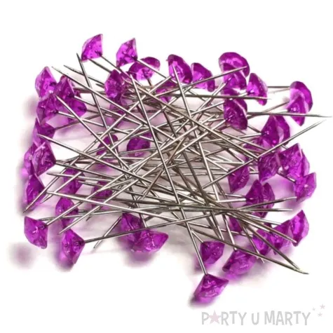 szpilki diamenciki fioletowe 54 mm aliga 50 szt