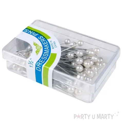 szpilki perelki biale 35 mm czakos 80 szt