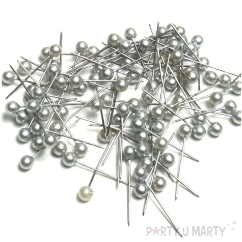 szpilki perelki srebrne 22 mm aliga 100 szt