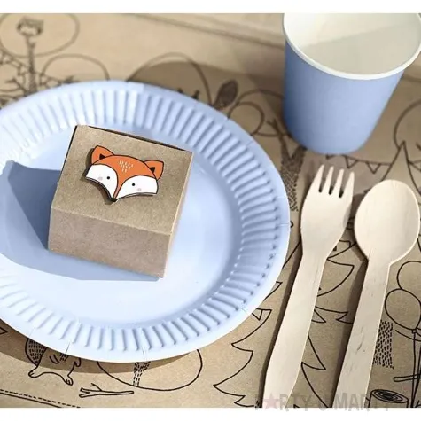 sztucce drewniane woodland 16 cm 18 szt