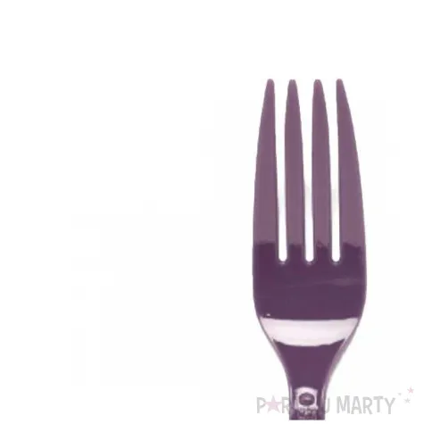 sztucce plastikowe grape fioletowy amscan 19 5 cm 24 szt