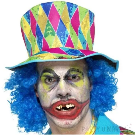 sztuczne zeby klaun psychopata smiffys