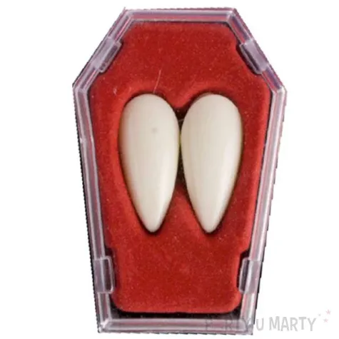 sztuczne zeby kly drakuli biale carnival toys