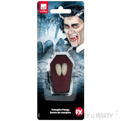 sztuczne zeby kly wampira smiffys