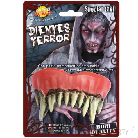 sztuczne zeby potwor termoplastyczne guirca