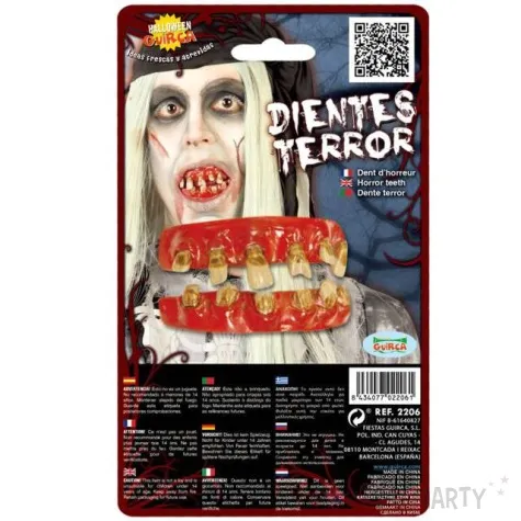 sztuczne zeby zombie guirca