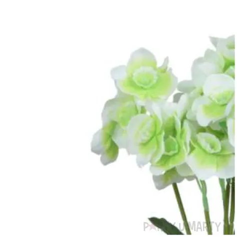 sztuczny kwiat bukiet zonkile zielone bomm 43 cm