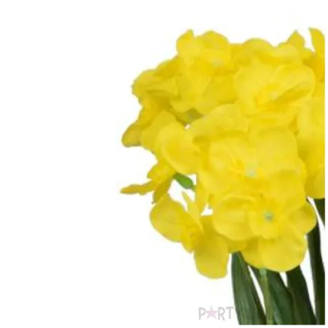 sztuczny kwiat bukiet zonkile zolte bomm 43 cm