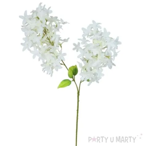 sztuczny kwiat galazka bialy bez bomm 70 cm