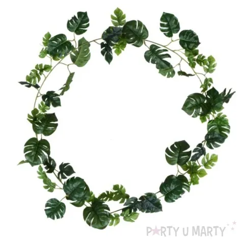 sztuczny kwiat girlanda monstera deliciosa bomm 210 cm