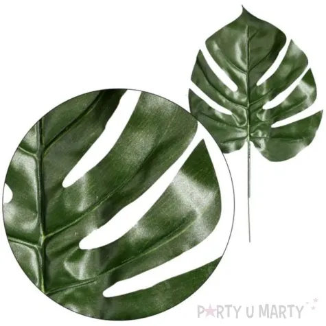 sztuczny kwiat lisc monstera deliciosa bomm 48 cm