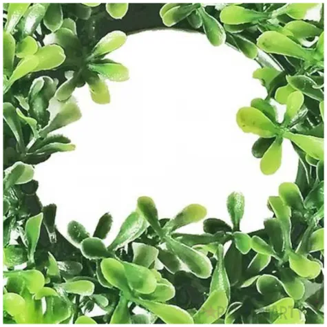 sztuczny kwiat wianek bukszpanowy deco mariage 18 cm