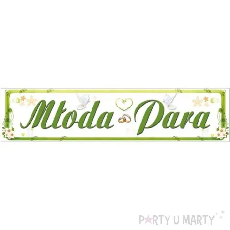 tablica rejestracyjna mloda para