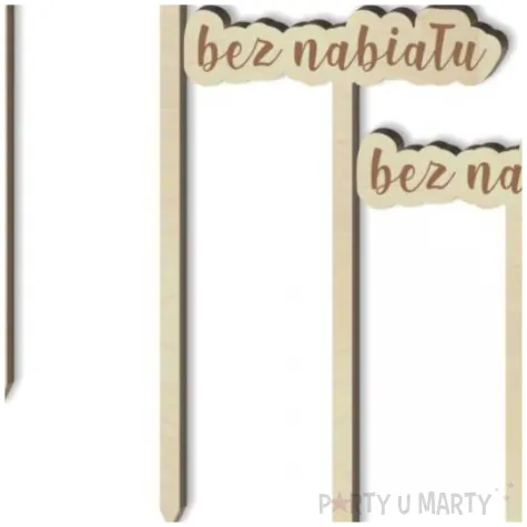 tabliczka candy bar bez nabialu drewniana 13 cm 4 szt