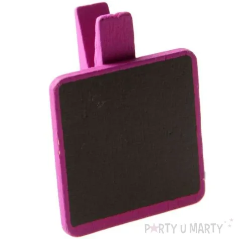 tabliczka dekoracyjna classic kwadratowa rozowy santex 6 szt