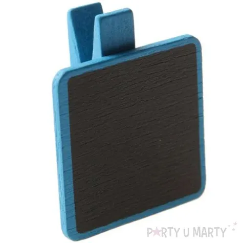 tabliczka dekoracyjna classic kwadratowa turkusowy santex 6 szt