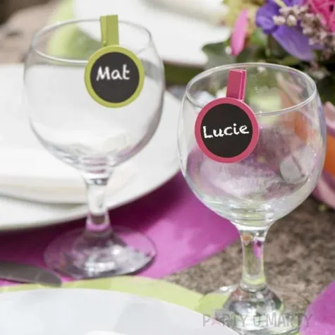 tabliczka dekoracyjna classic okragla fukja santex 4 szt