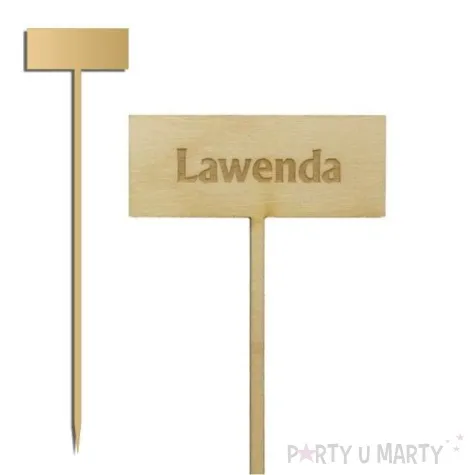 tabliczka drewniana lawenda 50x210 mm