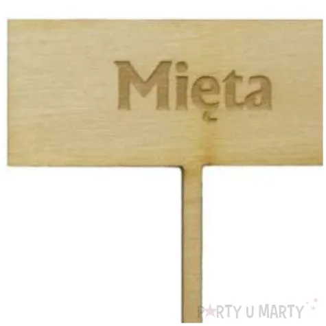 tabliczka etykieta tyczka do roslin ziol mieta 50x210 mm