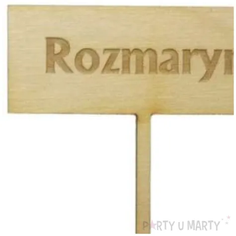 tabliczka etykieta tyczka do roslin ziol rozmaryn 50x210 mm