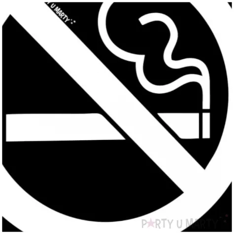 tabliczka informacyjna znak bhp na drzwi zakaz palenia czarny do urzedu restauracji 10x10 cm