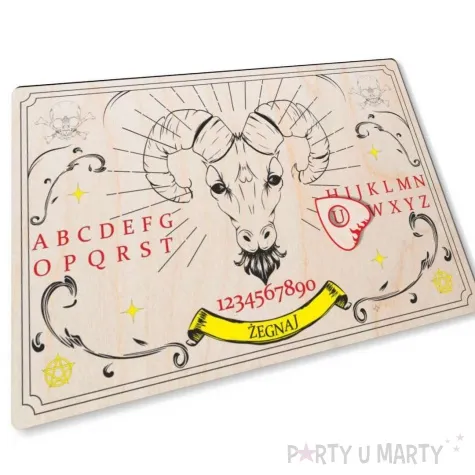 tabliczka ouija koziol drewno 300x200mm