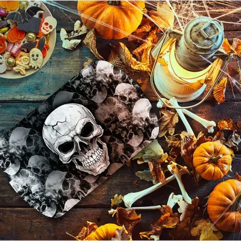 tacka czaszki halloween guirca 39x24 cm