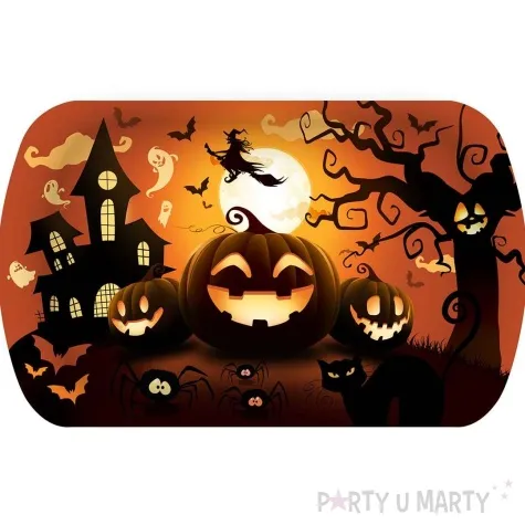 tacka dynie i czarownica halloween guirca 29 x 15 cm