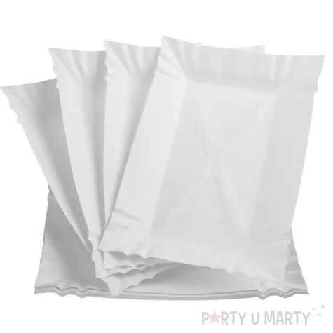 tacka papierowa prostokatna biala arpex 20x13cm 20 szt