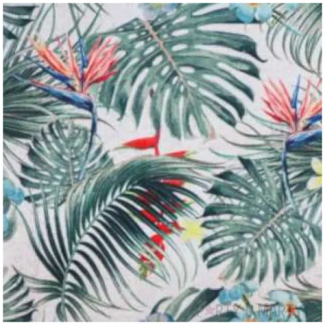 tacka tropikalne kwiaty chaks 34x23 cm