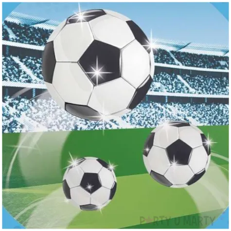 talerzyk plastikowy pilka nozna soccer fans procos 21 cm 4 szt