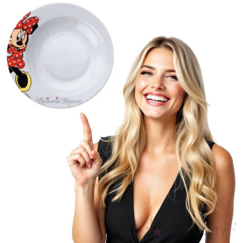 talerzyk z melaminy myszka minnie godan 23 cm