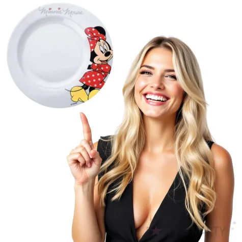 talerzyk z melaminy myszka minnie godan 25 cm