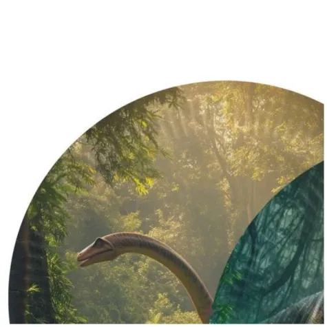 talerzyki dinozaury congee 18 cm 6 szt