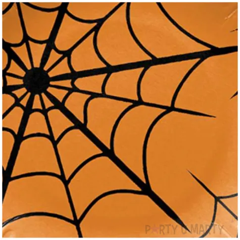 talerzyki pajeczyna funny halloween paw 18 cm 8 szt