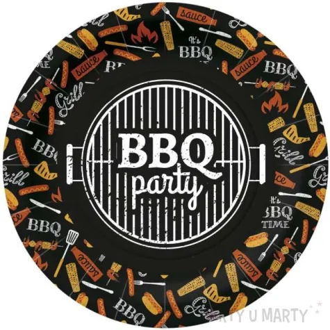 talerzyki papierowe bbq party paw 18 cm 10 szt