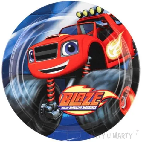 talerzyki papierowe blaze i megamaszyny amscan 23 cm 8 szt