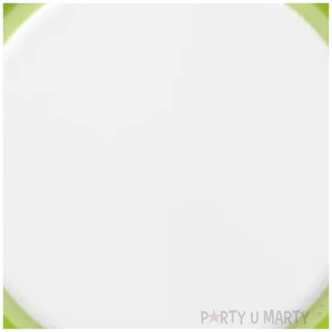 talerzyki papierowe candy zielone jasne maki 18 cm 8 szt