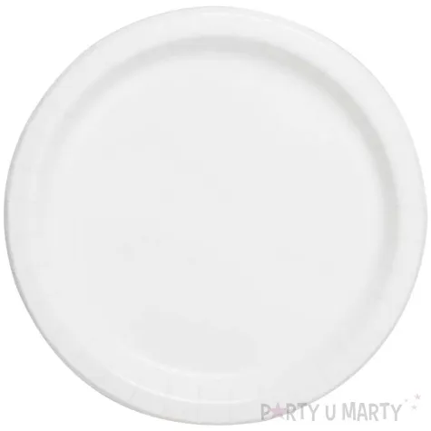 talerzyki papierowe classic bialy unique 18 cm 8 szt