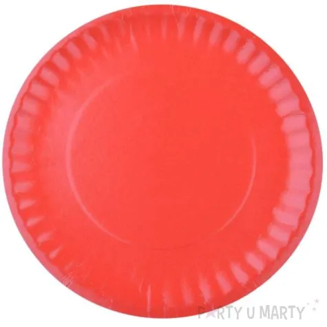 talerzyki papierowe classic czerwone arpex 18 cm 10 szt