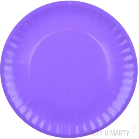 talerzyki papierowe classic fioletowe arpex 18 cm 10 szt