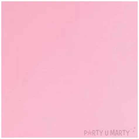 talerzyki papierowe classic kwadratowe rozowe jasne unique 23 cm 14 szt