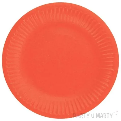 talerzyki papierowe classic okragle godan czerwone 18 cm 6 szt