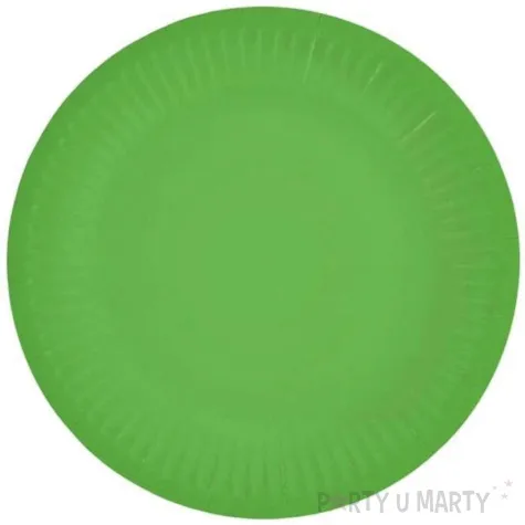 talerzyki papierowe classic okragle godan zielone 18 cm 6 szt