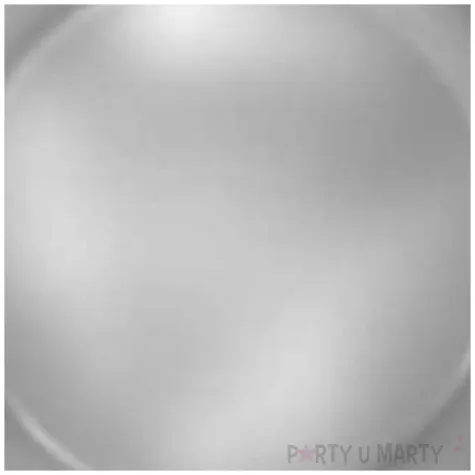 talerzyki papierowe classic srebrne maki 23 cm 8 szt