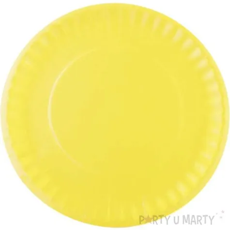 talerzyki papierowe classic zolte arpex 18 cm 10 szt