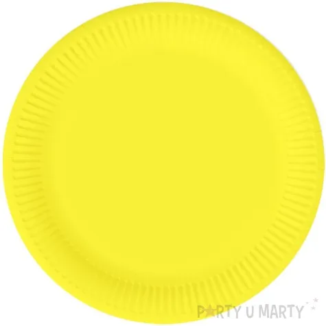 talerzyki papierowe classic zolty congee 18 cm 6 szt