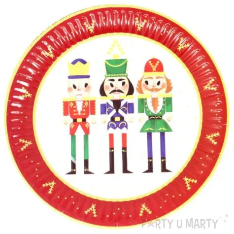 talerzyki papierowe dziadek do orzechow guirca 23 cm 8 szt