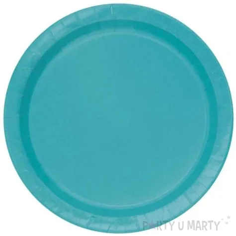 talerzyki papierowe eco classic niebieskie unique 23 cm 8 szt
