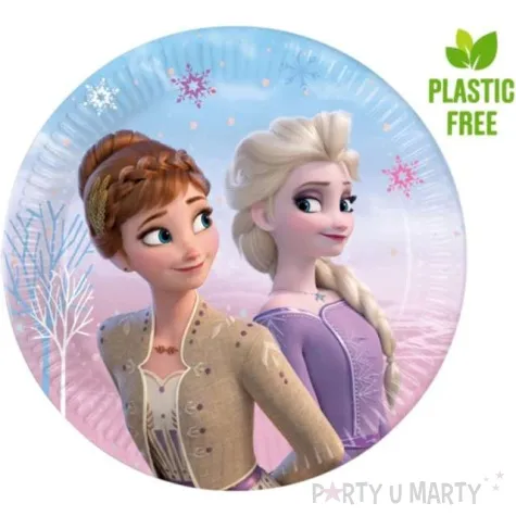 talerzyki papierowe frozen 2 kraina lodu procos 20 cm 8 szt